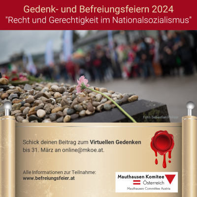 Virtuelles Gedenken 2024 "Recht und Gerechtigkeit im Nationalsozialismus"