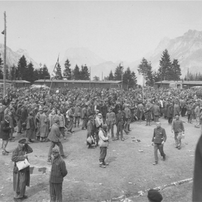 Ebensee befreite Häftlinge 1945