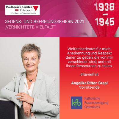 Virtuelle Gedenkwochen Statement Angelika Ritter-Grepl, Vorsitzende Katholische Frauenbewegung Österreichs