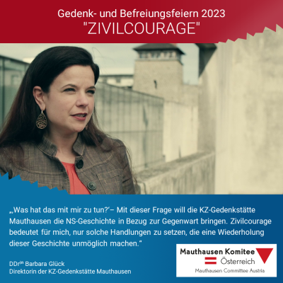 Virtuelles Gedenken Statement DDr.ⁱⁿ Barbara Glück, Direktorin der KZ-Gedenkstätte Mauthausen
