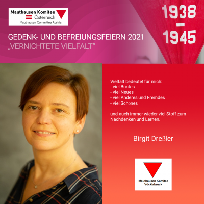 Virtuelle Gedenkwochen Statement Birgit Dreßler, Mauthausen Komitee Vöcklabruck