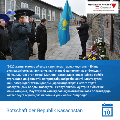 Virtuelle Gedenkwochen Statement Botschaft der Republik Kasachstan