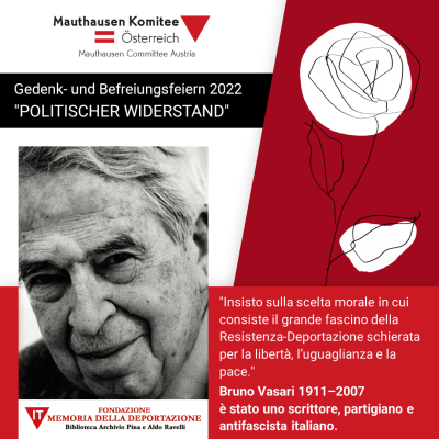 Virtuelles Gedenken Statement Bruno Vasari (1911-2007), è stato uno scrittore, partigiano e antifascista italiano