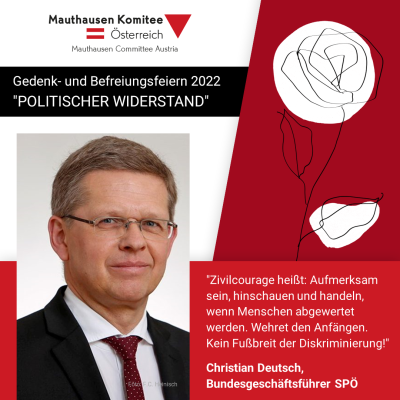 Virtuelles Gedenken Statement Christian Deutsch, Bundesgeschäftsführer SPÖ