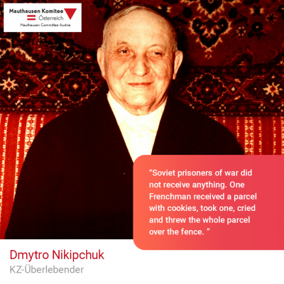 Virtuelle Gedenkwochen Statement Dmytro Nikipchuk, KZ-Überlebender