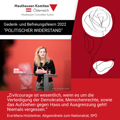 Virtuelles Gedenken Statement Eva-Maria Holzleitner, Abgeordnete zum Nationalrat, SPÖ