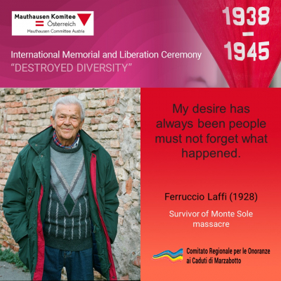Virtuelle Gedenkwochen Statement Ferruccio Laffi, Survicor of Monte Sole massacre