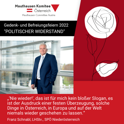 Virtuelles Gedenken Statement Franz Schnabl, LHStv., SPÖ Niederösterreich