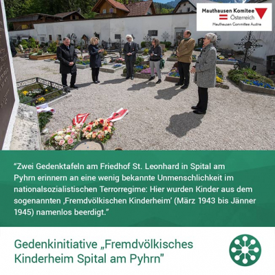 Virtuelle Gedenkwochen Statement Gedenkinitiative "Fremdvölkisches Kinderheim Spital am Pyhrn"