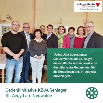 Virtuelle Gedenkwochen Statement Gedenkinitiative St. Aegyd am Neuwalde