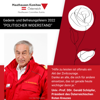 Virtuelles Gedenken Statement Univ.-Prof. DDr. Gerald Schöpfer, Präsident des Österreichischen Roten Kreuzes