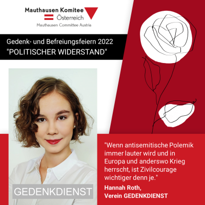 Virtuelles Gedenken Statement Hanna Roth, Verein GEDENKDIENST