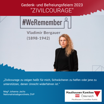 Virtuelles Gedenken Statement Mag.ª Johanna Jachs, Nationalratsabgeordnete ÖVP