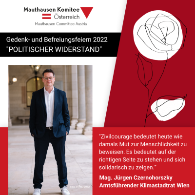 Virtuelles Gedenken Statement Mag. Jürgen Czernohorszky, Amtsführender Klimastadtrat Wien