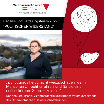 Virtuelles Gedenken Statement Korinna Schuhmann, Vizepräsidentin und Bundesfrauenvorsitzende des Österreichischen Gewerkschaftsbundes