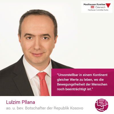 Virtuelle Gedenkwochen Statement Lulzim Pllana, ao. u. bev. Botschafter der Republik Kosovo