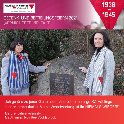 Virtuelle Gedenkwochen Statement Margret Lehner-Wessely, Mauthausen Komitee Vöcklabruck