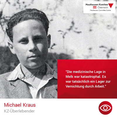 Virtuelle Gedenkwochen Statement Michael Kraus, KZ-Überlebender