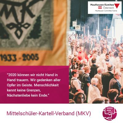 Virtuelle Gedenkwochen Statement Mittschüler-Kartell-Verband (MKV)