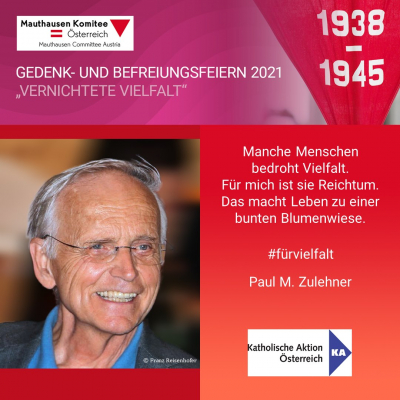 Virtuelle Gedenkwochen Statement Paul M. Zulehner, Katholische Aktion Österreich