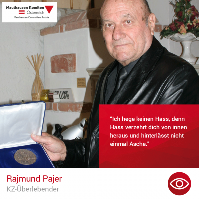 Virtuelle Gedenkwochen Statement Raimund Pajer, KZ-Überlebender