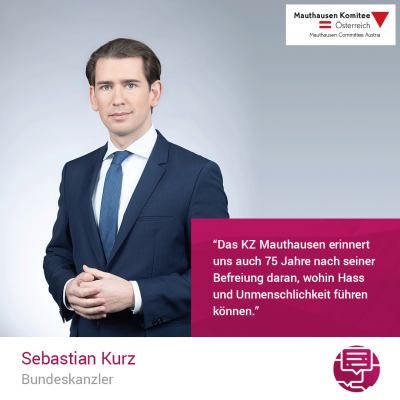 Virtuelle Gedenkwochen Statement Sebastian Kurz, Bundeskanzler