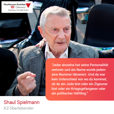 Virtuelle Gedenkwochen Shaul Spielman, KZ-Überlebender