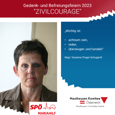 Virtuelles Gedenken Statement Susanne Prager-Schugardt