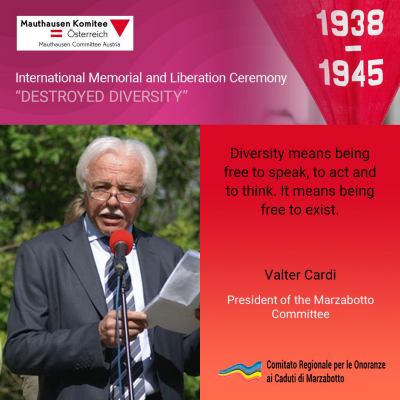 Virtuelle Gedenkwochen Statement Valter Cardi, President of the Marzabotto Committee
