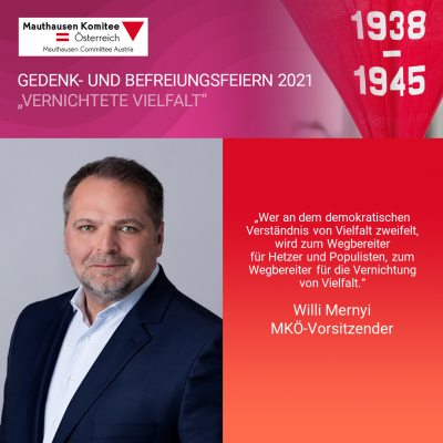 Virtuelle Gedenkwochen Statement Willi Merny, MKÖ-Vorsitzender