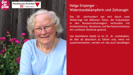 Zeitzeugin Helga Emperger