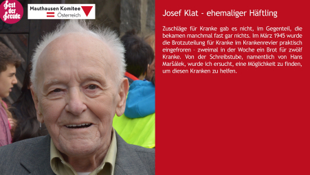 Zeitzeuge Josef Klat