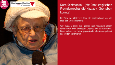 Zeitzeugin Dora Schimanko