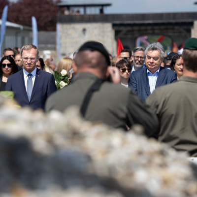 Befreiungsfeier 2023 Kranzniederlegungen © MKÖ/Sebastian Philipp