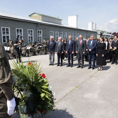 Befreiungsfeier 2023 Kranzniederlegungen © MKÖ/Sebastian Philipp