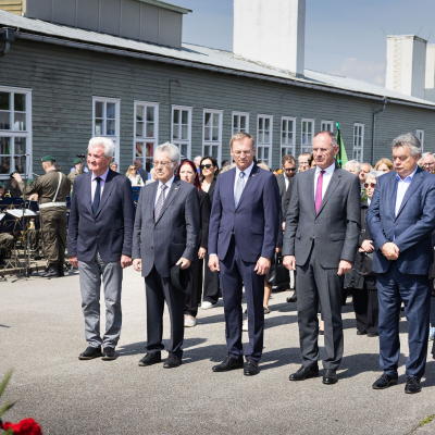 Befreiungsfeier 2023 Kranzniederlegungen © MKÖ/Sebastian Philipp