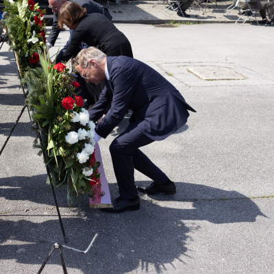 Befreiungsfeier 2023 Kranzniederlegungen © MKÖ/Sebastian Philipp