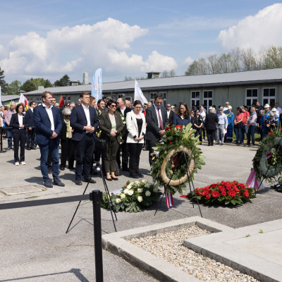 Befreiungsfeier 2023 Kranzniederlegungen © MKÖ/Sebastian Philipp