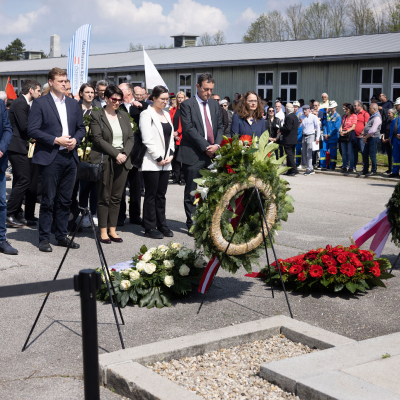 Befreiungsfeier 2023 Kranzniederlegungen © MKÖ/Sebastian Philipp