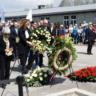 Befreiungsfeier 2023 Kranzniederlegungen © MKÖ/Sebastian Philipp