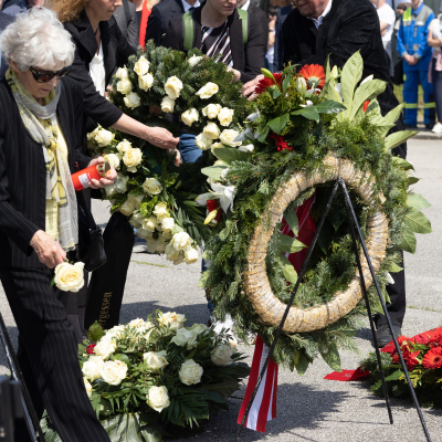 Befreiungsfeier 2023 Kranzniederlegungen © MKÖ/Sebastian Philipp