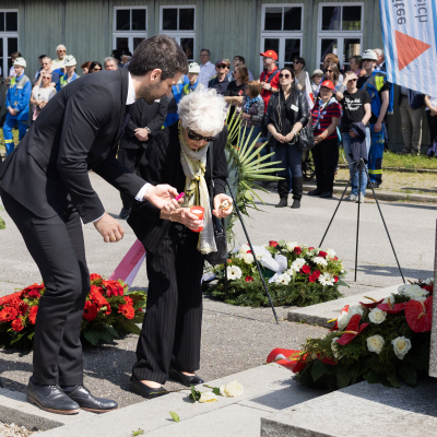 Befreiungsfeier 2023 Kranzniederlegungen © MKÖ/Sebastian Philipp