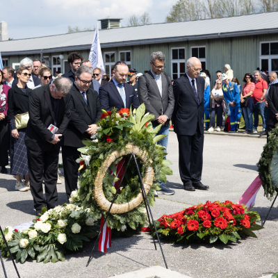 Befreiungsfeier 2023 Kranzniederlegungen © MKÖ/Sebastian Philipp