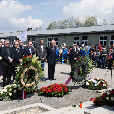 Befreiungsfeier 2023 Kranzniederlegungen © MKÖ/Sebastian Philipp