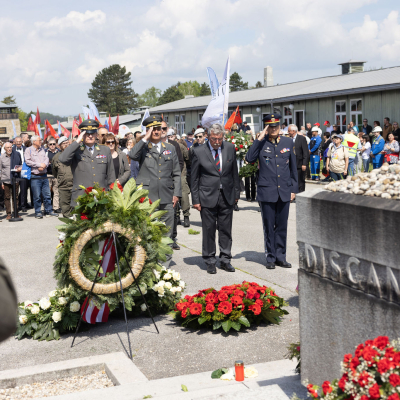 Befreiungsfeier 2023 Kranzniederlegungen © MKÖ/Sebastian Philipp