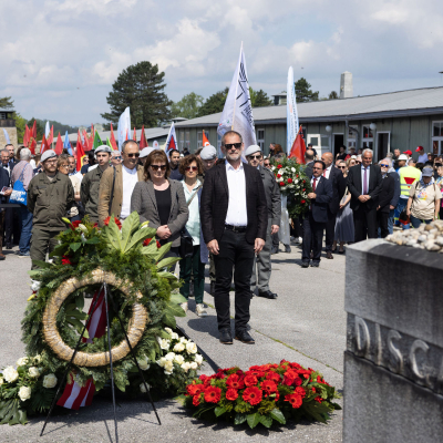Befreiungsfeier 2023 Kranzniederlegungen © MKÖ/Sebastian Philipp
