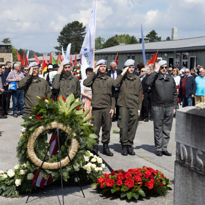 Befreiungsfeier 2023 Kranzniederlegungen © MKÖ/Sebastian Philipp