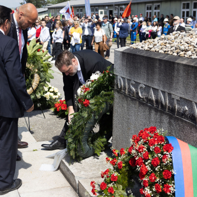 Befreiungsfeier 2023 Kranzniederlegungen © MKÖ/Sebastian Philipp