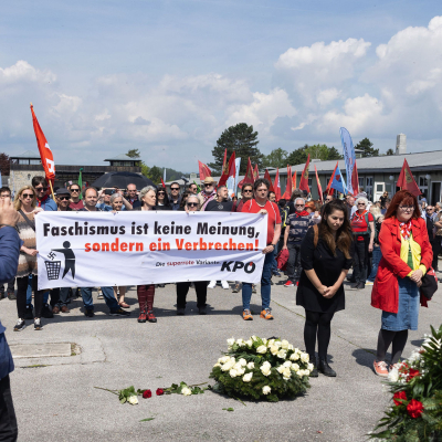 Befreiungsfeier 2023 Kranzniederlegungen © MKÖ/Sebastian Philipp