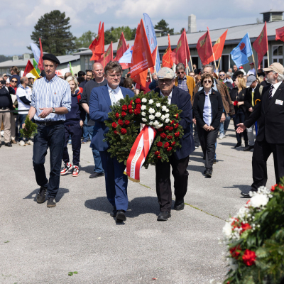Befreiungsfeier 2023 Kranzniederlegungen © MKÖ/Sebastian Philipp
